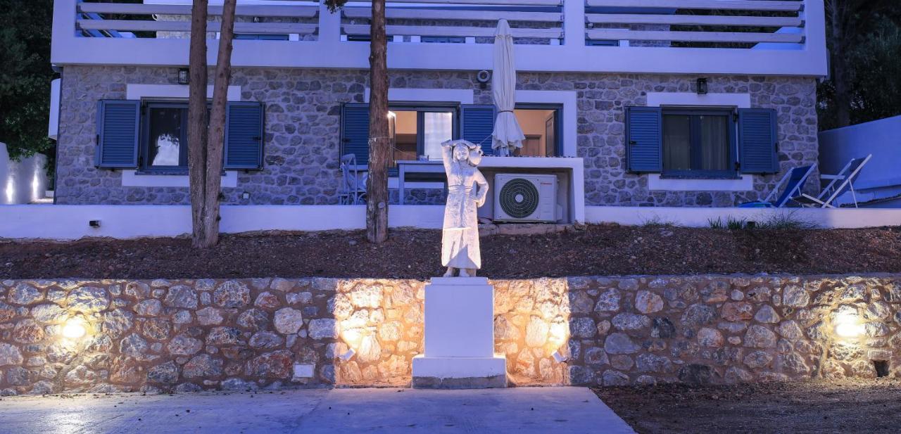 Marialenas House - Stone House At Myrties Beach Kalymnos 外观 照片